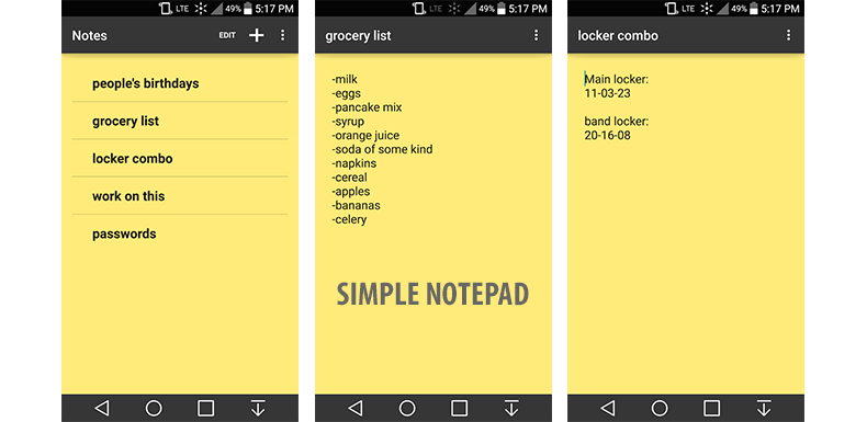 Simple Notepad
